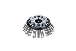 Fixed angle rotor with 30 steel sleeves F-35-30-17 for centrifuges 5702/5702 R/5702 RH, incl. 20 adapters for conical tubes and