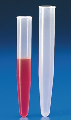Graduated centrifuge tubes, conical, PP