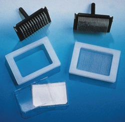 384-needle replicator,aluminium, 1 µl