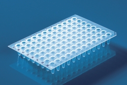 96-well PCR plates, PP, non-skirted