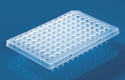 96-well PCR plates, PP, semi-skirted