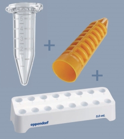 Eppendorf Tubes<sup>®</sup> 5.0 mL, starter pack, with snap caps