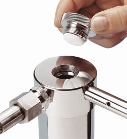 Pressure filter holder, stainless steel