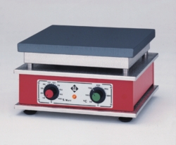 Hotplates with power control, thermostatic controller and mains cable