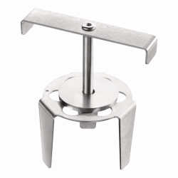 Reaktionscuphalter für Beschallungsbecher BB 6, Edelstahl