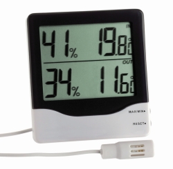 Digitales Thermo-Hygrometer für Raum- und Außenmessung