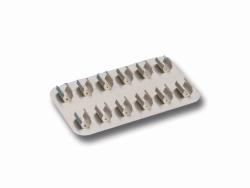 Klammerplatten für Röhrchen