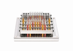 Test tube rack for shaking trays, stainless steel