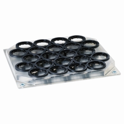 Clamps for shakers and mixers