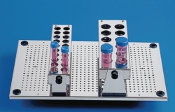 Tube racks for 20x15ml Flacon tubes for max. 20 Tubes, for shaking tray 9.837 960