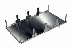 Base tray for test tube racks