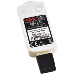Disposable temperature logger EBI 330-T30 -30...+60°C, 80x28x12mm, pack of 10