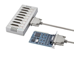 Insertion card PCI 8.2 for connection of up to 8 units