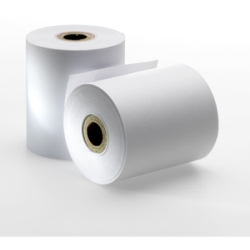 Selbstklebende Thermopapierrolle f&uuml;r Mettler Toledo Thermodrucker