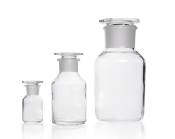 Steilbrust-Weithalsstandflaschen, Kalk-Natron-Glas