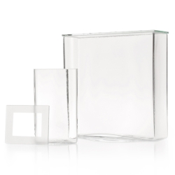 Präparatenkasten DURAN<sup>®</sup>, mit aufgeschliffener Glasplatte