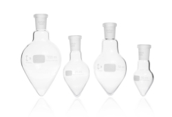 Pear shape flasks with conical ground joints, DURAN<sup>®</sup>