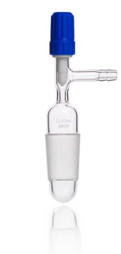 Stopcocks for desiccators, DURAN<sup>®</sup> type NOVUS, for lid connection