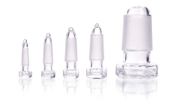 Hexagonal hollow stopper DURAN<sup>®</sup>, pointed