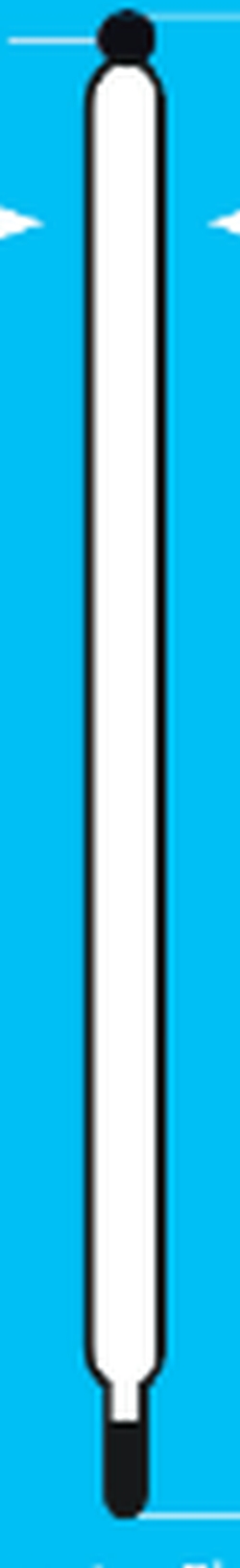 Laborthermometer, Einschlussform