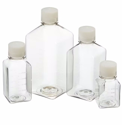 Nährmedienflaschen Nalgene™, PET, quadratisch, steril