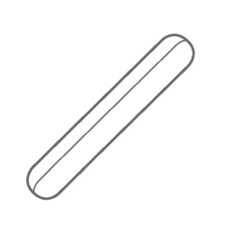 Magnetrührstäbchen IKAFLON<sup>®</sup> Power, zylindrisch, PTFE