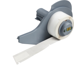 Self-laminating labels with transparent end for label printer M710, polyester