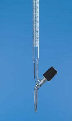 Büretten mit geradem Ventilhahn, Borosilikatglas 3.3, Klasse AS, inkl. DAkkS-Kalibrierschein