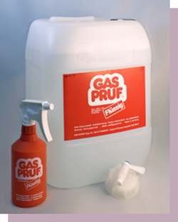 Gasprüf-Flüssigkeit, Kanister mit Zapfhahn