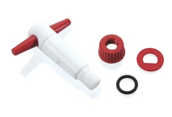 Me&szlig;zylinder B, PP, 50 ml Ringteilung, blau graduiert