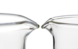 Becherglas, Pyrex<sup>®</sup>, niedrige Form, schwere Ausführung