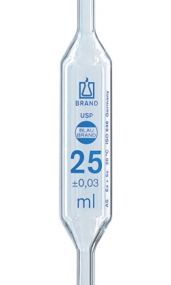 Vollpipetten, USP, AR-Glas<sup>®</sup>, Klasse AS, 1 Marke, blau graduiert