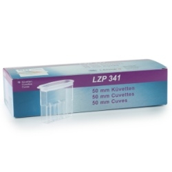 Semi-micro cuvettes with lids, PMMA