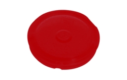 Codierplättchen für Schraubverschluss mit Schlaufe, rot VE=5000