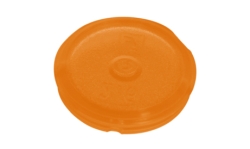 Codierplättchen für Schraubverschluss mit Schlaufe, gelb VE=5000