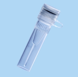 Mikro-Röhrchen 0,5 ml steril mit Verschluß mit Stehrand VE=100