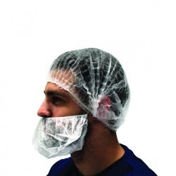 Surgical masks, beard covers, hoods, sleeves