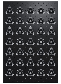 Austauschbare Plattform f&uuml;r Innova&reg; 2350, 91 × 61 cm (36 × 24 in) , vorbest&uuml;ckte Plattform f&uuml;r 500-mL-Erlenmeyerkolben, Bootsba