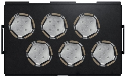 Aluminum platform for Innova&reg; 44/44R, 76 × 46 cm (30 × 18 in), not interchangeable with other 76 × 46 cm platforms, 4 L Erlenme