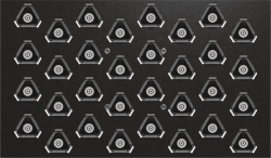 Austauschbare Plattform f&uuml;r New Brunswick S41i, 36 × 61 cm (14 × 24 in), Vorbest&uuml;ckte Plattform f&uuml;r 125-mL-Erlenmeyerkolben mit