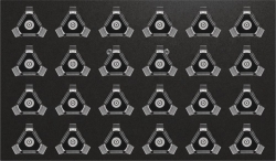 Austauschbare Plattform f&uuml;r New Brunswick S41i, 36 × 61 cm (14 × 24 in), Vorbest&uuml;ckte Plattform f&uuml;r 250-mL-Erlenmeyerkolben mit