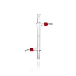 DURAN® Liebig condenser, with 2 screw-on plastic hose connections, NS 14/23, jacket length 160 mm