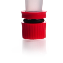 Hahnsicherung, 3-teilig für hohle Hahnküken, NS 14,5, komplett GL 10