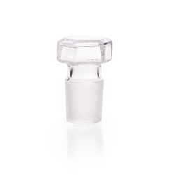DURAN® Hexagonal stoppers, short ground, finished, NS 14/15