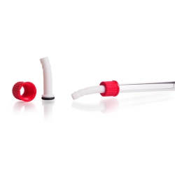 PTFE-Olive GL 14, gebogen Kappe PBT, kpl.