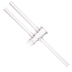 DURAN® Stopcocks, two way, ground, without keys, NS 18.8