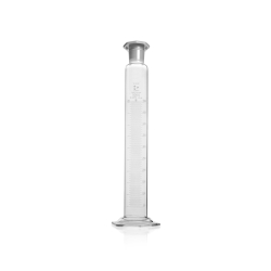 DURAN® Mixing cylinder 1000 ml hexagonal base, graduation, plastic stopper, NS 45/40