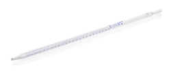 AR®-glass graduated pipettes 25 ml conformity certified, blue printing, accuracy class AS, batch certificate, pack of 6