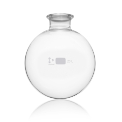 Flat flange round bottom flask, DURAN, DN 100, cap. 20000 ml