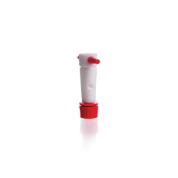 PTFE-Hahnk&uuml;ken mit Gewinde kompl. Bohrung 2,5mm, NS 14.5 u.3-teilig. Hahnsicherung f&uuml;r Scheidetrichter